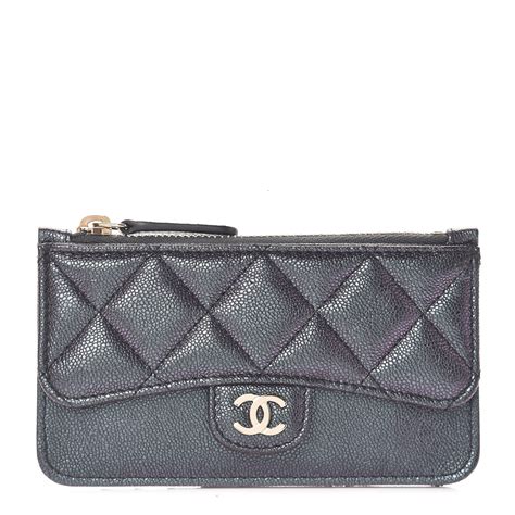 chanel key card holder|chanel card holder zip around.